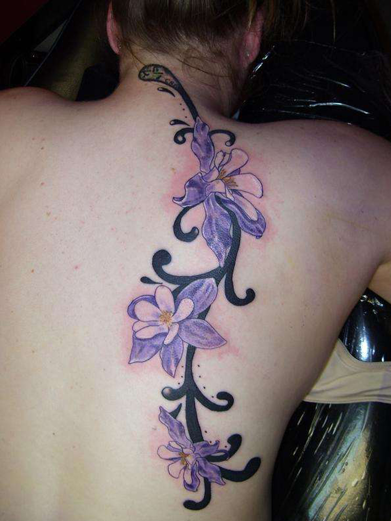Flower tattoos for girls are